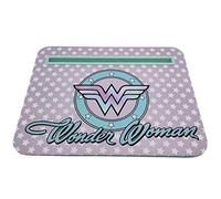 Wonderwoman Laptop Lap Desk, Compact Portable Work Tray with Cushion, Phone and Tablet Holder, for Him or Her, Merchandise