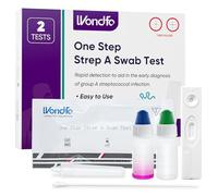 Wondfo Strep A Test Kit, Throat Swab Test, 2 Tests per Pack