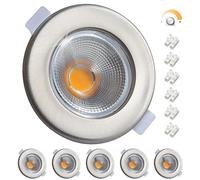 Wondlumi 6X 10W Downlights for Ceiling Dimmable Warm White Cutout ø65-88mm