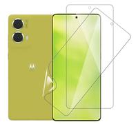 Wondoner Pack of 2 Protective Glass for Motorola Moto G85 Tempered Glass, Screen Protector for Motorola Moto G85 5G Protective Glass, Soft TPU HD Screen Protector Film, Anti-Scratch, Bubble-Free
