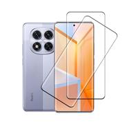 Wondoner Pack of 2 Screen Protectors for Redmi Note 14 Pro 5G Tempered Glass, Screen Protector for Xiaomi Redmi Note 14 Pro 5G/POCO X7 5G Protective Glass, 9H Hardness Screen Protector Film, HD Safety