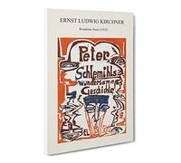 Wondrous Story By Ernst Ludwig Kirchner Canvas Print | Gallery Wrapped 30mm Frame Wall Art | 24x16 inches | Ready to Hang | Surrealist Picture | Living Room Bedroom Lounge Office