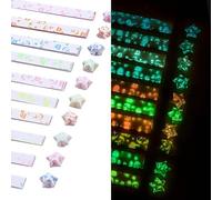 Wondsea Luminous Origami Star Paper Strips - 420 Sheets, 10 Colors, Double Sided for DIY Crafting and Decorations