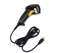 WoneNice USB Laser Barcode Scanner Wired Handheld Bar Code Scanner Reader Black
