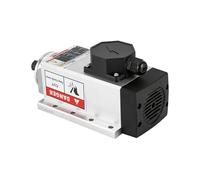 WONGBOM Air Cooled CNC Spindle Motor 1.5kW, 220V Variable Speed Router Spindle with ER11 Collet, 24000 RPM High Frequency Motor for Woodworking, PCB, PVC Engraving Machine