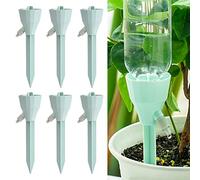 Wonglea New Upgraded Plant Self Watering Spikes,Adjustable Plant Watering Devices with Slow Release Control Switch Water Dripper,Watering Planter Insert,Automatic Plant Waterer for Vacations (6)