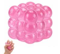 WonHey Cube Squishies, Fidget Toys, Fidgets for Stress Relief, Pink Squishies Cube Sensory Stress Toys Fidget Toy Gifts Squishes Fidget Stress Relief Cube