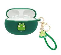 Wonhibo Cute Case for Beats Studio Buds Headphone,Silicone Protector Cover Compatible with Beats Studio Earbuds (Frog)