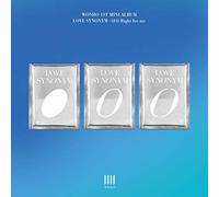 WONHO - MONSTA X WONHO [LOVE SYNONYM #1. RIGHT FOR ME] 1st Mini Album [VER.3] VER. 1ea CD+56p Photo Book+32p Lyrics Book+1ea Sticker+1ea Photo Card+TRACKING CODE K-POP SEALED