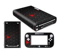 Wonhomke 1set Vinyl Skin for Nintendo Wii U Protective Cover Decal Wrapping Cover Game Console Decor Stickers Full Set Anti-scratch (012)