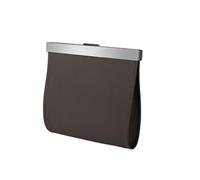 Woniyal 1 Pack Car Trash Can Fit for VW Passat B8 Facelift 3G 2019-2023, Premium Super Fiber Leather Backseat Organiser, Waterproof Magnetic Slim Garbage Bag,Coffee