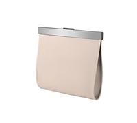 Woniyal 1 Pack Car Trash Can Fit for VW Polo Mk5 Facelift (6C) 2014-2017, Premium Super Fiber Leather Backseat Organiser, Waterproof Magnetic Slim Garbage Bag,White