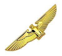 Woniyal 1 Pcs 3D Emblem Decal Car for Citroen C1 C2 C3 C4 C5 Elysee, Badge Logo Stickers Chrome Sticker Self Adhesive Emblems Decoration Styling Accessories Tuning Gift,Gold