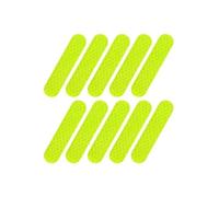 Woniyal 10 Pieces Motorcycle Helmet Reflective Stickers for FZ6 FAZER/S2 2004-2010, Safety Reflector Night Visibility Motorbike Decals Adhesive Kit,B