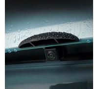 Woniyal 1Pc Rear View Camera Cover for BYD Seal 6 DM-i 2025 2026, Car Rain Shield Anti Glare Reverse Backup Cam Protective Cap Visier License Plate Light,Black