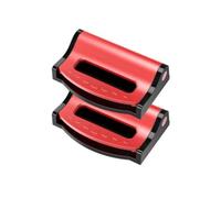 Woniyal 2 Pack Car Seatbelt Adjuster for Ford B-Max C-Max S-Max KA,Neck Shoulder Positioner Comfort Protector Plastic Lock Strap Clamp Tensioner Clips,Red