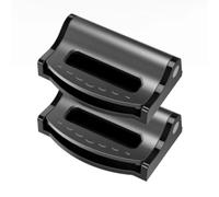 Woniyal 2 Pack Car Seatbelt Adjuster for Peugeot Expert Teepee 2007-2016,Neck Shoulder Positioner Comfort Protector Plastic Lock Strap Clamp Tensioner Clips,Black