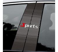 Woniyal 2 Pcs B Pillar Stickers for Opel Astra-H Sri Astra J Sports Tourer, Door Column Wrap Post Trim Covers Vehicle Tuning Decals Window Frame Styling Accessories,A