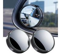 Woniyal 2 Pcs Blind Spot Mirrors for VW Jetta 2014-2018, Convex Wing Mirror Glass HD Rotatable Wide Angle Rear View Mirror Round 360° Rotate,Black