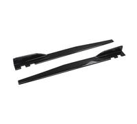 Woniyal 2 Pcs Car Side Skirts for Ford Focus Fiesta Mondeo Escape Edge Ecosport Kuga, Side Skirt Rocker Extension Splitter Diffusers Protector Plastic Exterior Trim Body Kit,Black