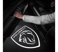 Woniyal 2 Pcs LED Car Door Light Projector for Peugeot 308 SW II T9 I 2014-2017, Wireless Ghost Shadow Welcome Lamp Magnet Sensor Easy Installation HD Courtesy Lights