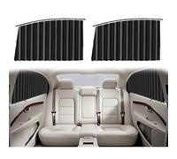 Woniyal 2 Pcs Magnetic Car Side Window Sunshades for Ford Capri EV 2024, UV Block Privacy Protection Sliding Pleated Car Curtains Baby Window Blinds,Rear Side Window