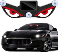Woniyal 2 Pcs Solar Devils Eyes Light for Windshield for Ford Focus MK4 Hatchback ST Line 2019+, for Car Windshield Rear/Side Window Night Decoration with Cyclic Playback,Red