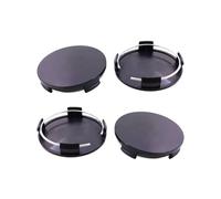 Woniyal 4 Pcs Car Hub Centre Caps for Citroen C4 II Hatchback 2010-2015, Wheel Center Covers Wheels Rim Cover DustProof Decoration Waterproof Wear-Resistant Center Cap,Black-OD:65mm ID:64mm