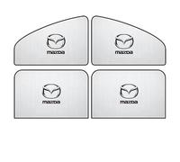 Woniyal 4 Pcs Car Side Window Sun Shade for Mazda 6 Facelift/Stufenheck Typ GJ/GL ab Bj. 02/2013, Side Window Sun Blinds Car Window Covers Sunshade Mat Privacy Screen Blackout Fabric