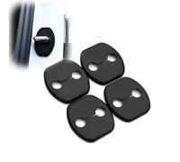 Woniyal 4Pcs Car Door Lock Covers for FIAT 600 (364, 365) 2023-, Rubber Latch Protectors Reliable Rustproof Shield Practical Interior Trim Accessory,Black