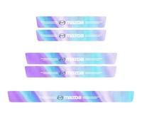 Woniyal 5 Pcs Car Door Sill Protector for Mazda MX-30 SUV 2020, Threshold Protection Sticker Steps Scuff Plate Cover Trunk Kick Plate Car Accessories