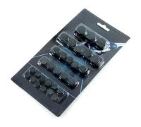 Woniyal 60pcs Motorcycle Screw Caps Fit for Kymco F9, Bolt Covers Decorative Engine Nut Protection Chrome Styling Trim Fairing Accents,A