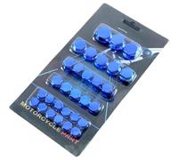 Woniyal 60pcs Motorcycle Screw Caps Fit for Yamaha Tracer 9 GT Tracer 9GT, Bolt Covers Decorative Engine Nut Protection Chrome Styling Trim Fairing Accents,G