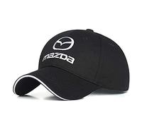 Woniyal Baseball Cap for Mazda 6 Mazda6 2002-2008, Car Logo Outdoor Sun Hat Adjustable Everyday Headwear Racing Fan Cap Breathable Leisure Accessories,Black