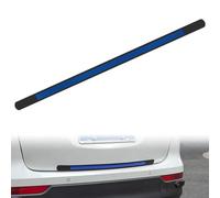 Woniyal Boot Sill Guard Fits Audi A5 8T 2007-2016, Durable Tailgate Bumper Protector Reflective Anti-Collision Rear Edge Protective Strip Scratch Resistant Trim,Blue