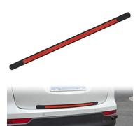 Woniyal Boot Sill Guard Fits Land Rover Defender 110 L316, Durable Tailgate Bumper Protector Reflective Anti-Collision Rear Edge Protective Strip Scratch Resistant Trim,Red