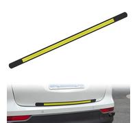 Woniyal Boot Sill Guard Fits Land Rover Defender 130 (L663) 2022, Durable Tailgate Bumper Protector Reflective Anti-Collision Rear Edge Protective Strip Scratch Resistant Trim,Yellow