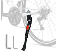 Woniyal BrandName Adjustable Fahrradständer for Carrera Titan X, Durable Aluminium Alloy Side Kickstand Heavy Duty Side Support for Mountain and Road Bikes,A