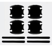 Woniyal Car Door Handle Protector for Citroen DS 3 (Phase I) 2009-2014 | 8 Pcs, Exterior Bowl Scratch Shield, Side Grip Overlay, Fingernail Mark Prevention, Paint Wear Defence Block