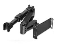 Woniyal Car Headrest Tablet Mount for Renault Traffic III/3 (ab Bj.2014) Foldable Rear Seat iPad Holder with 360 Rotation Flexible Extendable Arm Black