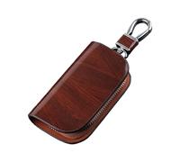 Woniyal Car Key Logo Badge Bag for Audi A6 Avant C8 4K I 2018-2024, Car Key Fob Cover Keyring Pouch Waterproof with Metal Hook