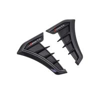 Woniyal Car Side Fender Vent Air Flow Intake Scoop Cover for Chevrolet Corvette C8 Stingray 2021-2023 2024 2025 2026, Carbon Fiber Style Automotive Exterior Decorative Sticker 2 Pcs