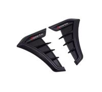 Woniyal Car Side Fender Vent Air Flow Intake Scoop Cover for Citroen C-Elysee C4 C5 C6 C4L Berlingo C-Crosser, Carbon Fiber Style Automotive Exterior Decorative Sticker 2 Pcs,Glossy black