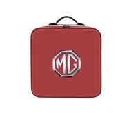 Woniyal EV Charging Cable Bag for MG MG6 II 2020 2021, Waterproof Portable EV Charging Cable Organiser Bag for Car Boot, Non-Slip Organiser,Red square