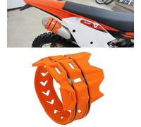 Woniyal Exhaust Guard for KTM, Muffler Protector Heat Resistant Silencer Shield Crash Bar Motocross Accessory Tailpipe Protection,Orange