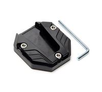Woniyal Motorcycle Kickstand Extension Pad for Triumph Bonneville T100 Steve McQueen Edition (2012) CNC Aluminum Anti-Slip Side Stand Enlarger Support Plate 1 Piece,Black