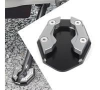 Woniyal Motorcycle Side Stand Extension Pad for Benelli TRE-K 1130 2005-2016, Motorbike Kickstand Foot Base, Enlarged Plate, Aluminium Accessory,Silver