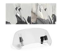 Woniyal Motorcycle Windscreen Extension Suitable for Scooter SH 150i, Deflector Spoiler Front Stationary Protection Panel Shroud Component,transparent-M