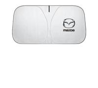 Woniyal Windshield Sun Shade for Mazda 3 Hatchback Typ BP ab Bj. 03/2019 -, Car Front Window Sunscreen Shield Heat Reflector Foldable Visor Protector Aluminum Foil,L-145 * 80cm