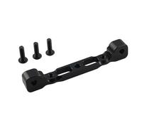 WonJoxel CNC Aluminum Front Upper Suspension Arm Mount | Compatible with ARRMA Kraton Typhon Senton Talion Replacement for AR330379 Red(Black)